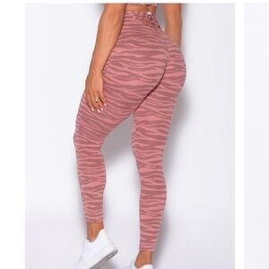 Bombshell Sportwear Sexy Back Leggings in Nude Blush